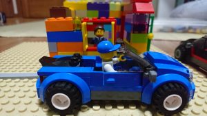 レゴで作ったドライブスルー